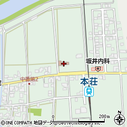 中番区コミュニティセンター周辺の地図