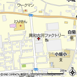 茨城県古河市小堤169周辺の地図
