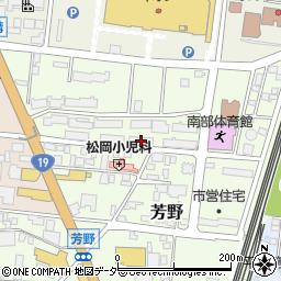 県営南松本団地５号棟周辺の地図