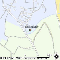玉沢稲荷神社周辺の地図