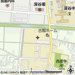 埼玉県深谷市東大沼21周辺の地図