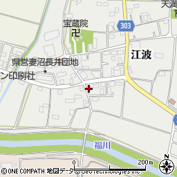 埼玉県熊谷市江波432周辺の地図