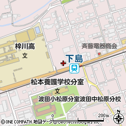 松本警察署波田交番周辺の地図