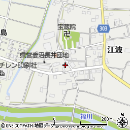 埼玉県熊谷市江波408周辺の地図