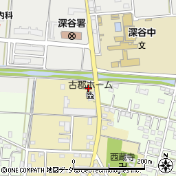 埼玉県深谷市東大沼14周辺の地図