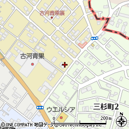 茨城県古河市静町13-26周辺の地図