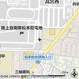 長野県松本市高宮西5周辺の地図