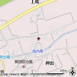 長野県松本市波田押出周辺の地図