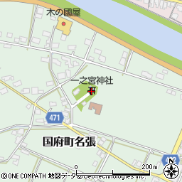 一之宮神社周辺の地図