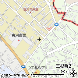 茨城県古河市静町13-24周辺の地図