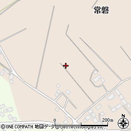 茨城県鉾田市常磐周辺の地図