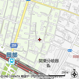 埼玉県深谷市岡2707周辺の地図