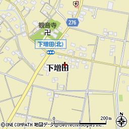 埼玉県熊谷市下増田986周辺の地図