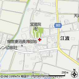埼玉県熊谷市江波406周辺の地図