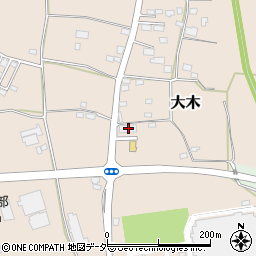 茨城県下妻市大木175周辺の地図