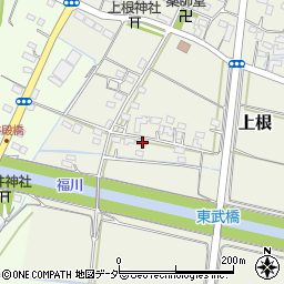 埼玉県熊谷市上根621周辺の地図