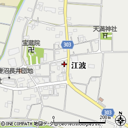 埼玉県熊谷市江波400周辺の地図