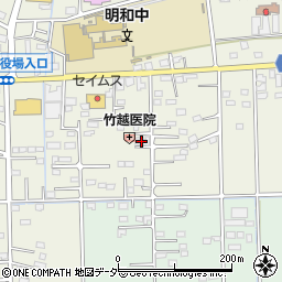 竹越医院周辺の地図