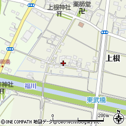 埼玉県熊谷市上根607-1周辺の地図
