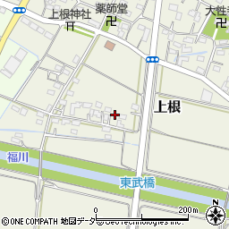 埼玉県熊谷市上根613周辺の地図