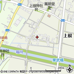 埼玉県熊谷市上根607周辺の地図