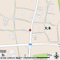 茨城県下妻市大木163周辺の地図