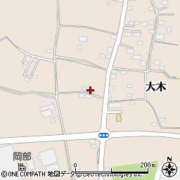 茨城県下妻市大木162周辺の地図