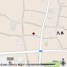 茨城県下妻市大木161周辺の地図