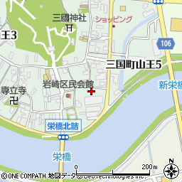 岩崎公園周辺の地図