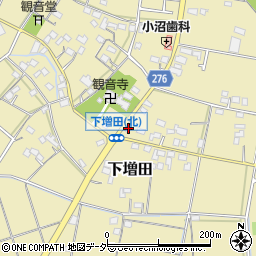 埼玉県熊谷市下増田996周辺の地図