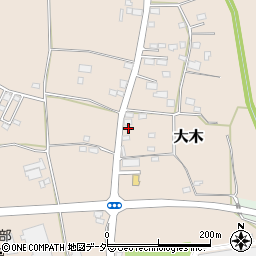 茨城県下妻市大木171周辺の地図