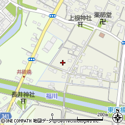 埼玉県熊谷市上根579周辺の地図