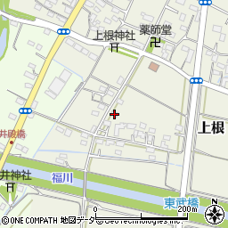 埼玉県熊谷市上根605周辺の地図