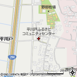 平川戸ふるさとコミュニティセンター周辺の地図