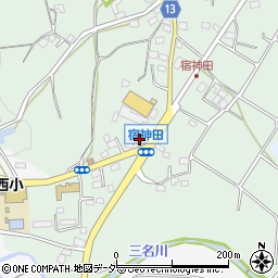 群馬県藤岡市神田1362-6周辺の地図