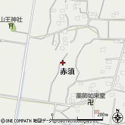 茨城県下妻市赤須周辺の地図