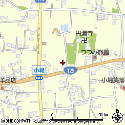 小堤本田坪公民館周辺の地図
