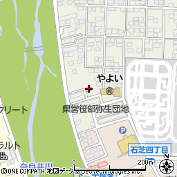 笹部弥生団地集会室周辺の地図