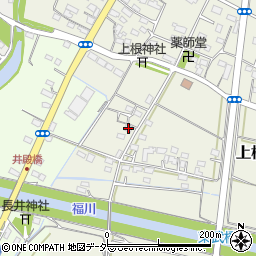 埼玉県熊谷市上根582周辺の地図