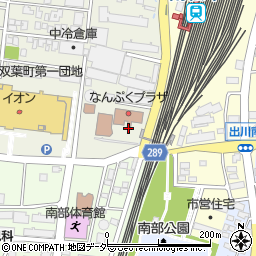松本市　市役所健康づくり課南部保健センター周辺の地図