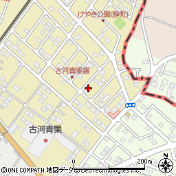 茨城県古河市静町23-2周辺の地図