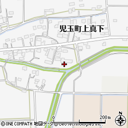 埼玉県本庄市児玉町上真下341-1周辺の地図