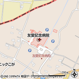 ニューヤマザキデイリーストア友愛記念病院店周辺の地図