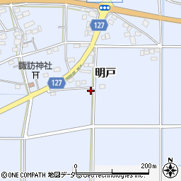 埼玉県深谷市明戸402周辺の地図