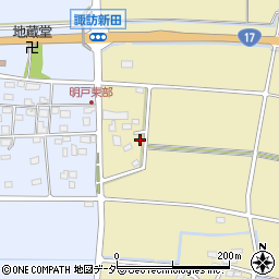 埼玉県深谷市宮ケ谷戸43周辺の地図