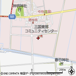 福井県坂井市三国町西今市周辺の地図