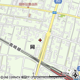 埼玉県深谷市岡2541周辺の地図