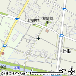 埼玉県熊谷市上根604周辺の地図