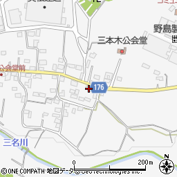 群馬県藤岡市三本木662周辺の地図