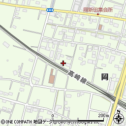 埼玉県深谷市岡2522周辺の地図